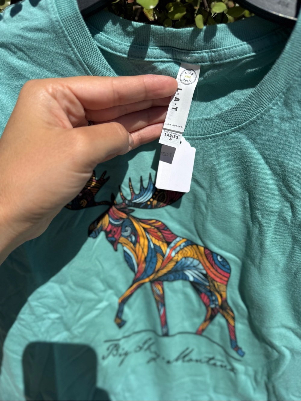 Big Sky, Montana Moose Graphic Tee - Picture 4 of 5
